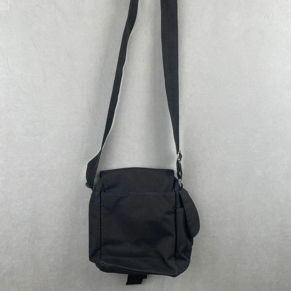 Disneyland Resort 50th Anniversary Mickey Mouse Black Canvas Crossbody Bag 2005‎
